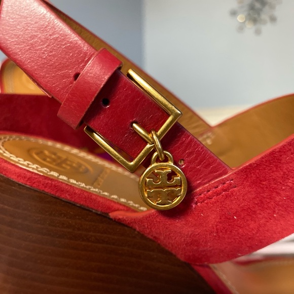 🆕Tory Burch Red Wedge Sandals❤️ - Picture 4 of 5